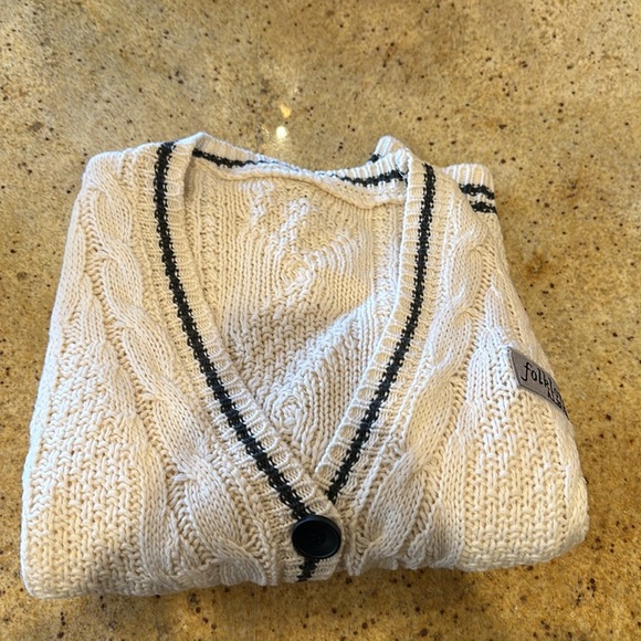 Taylor Swift Original Forklore Album Patch Authentic The Cardigan Knit Sweater. - Picture 8 of 8